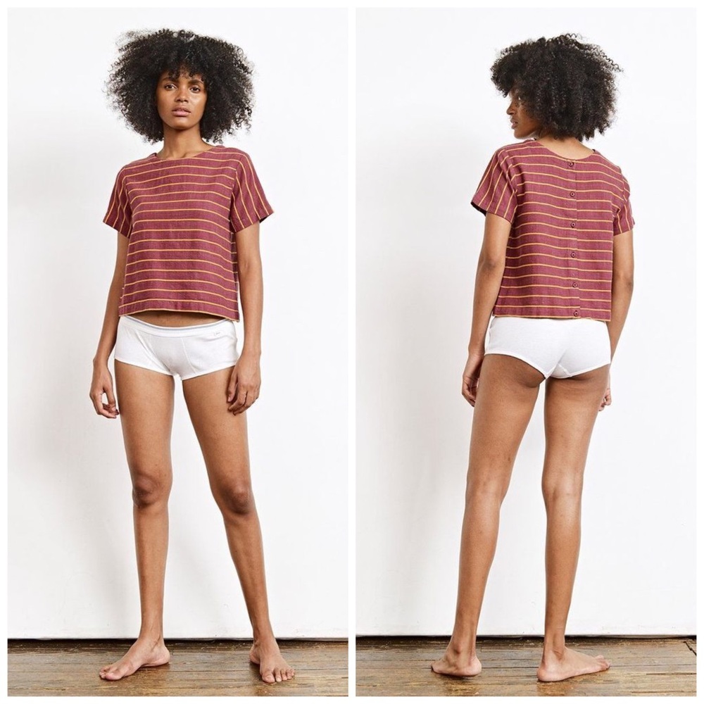 Ace & Jig Ollie Striped Tee in Valley